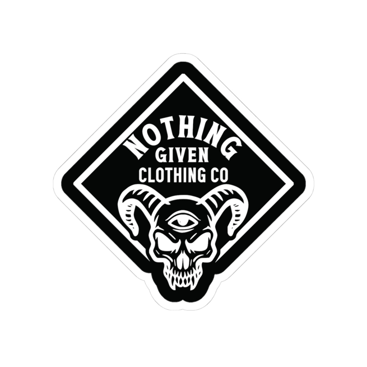 Nothing Given Clothing Co Sticker