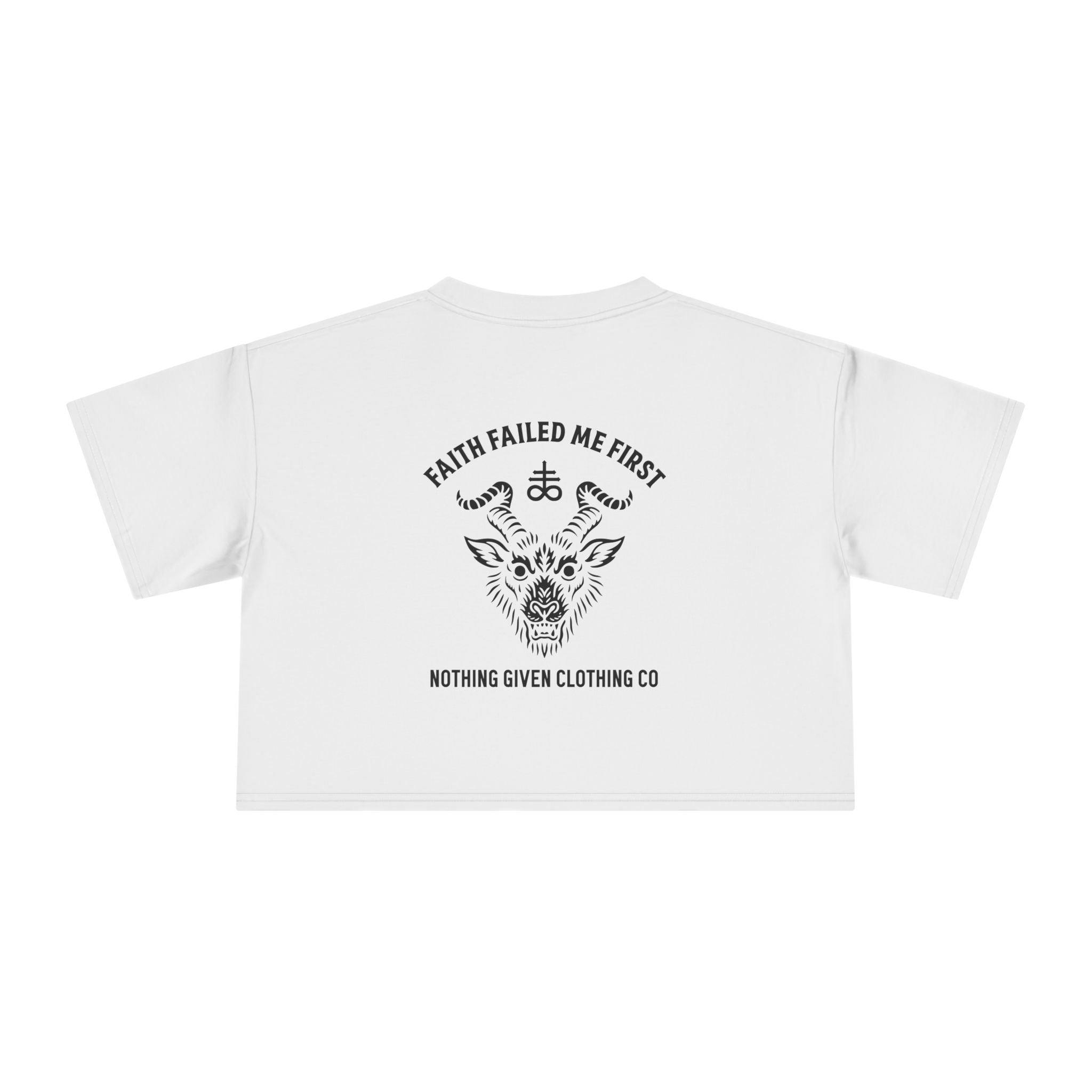 Faith Failed Me First - Crop Top
