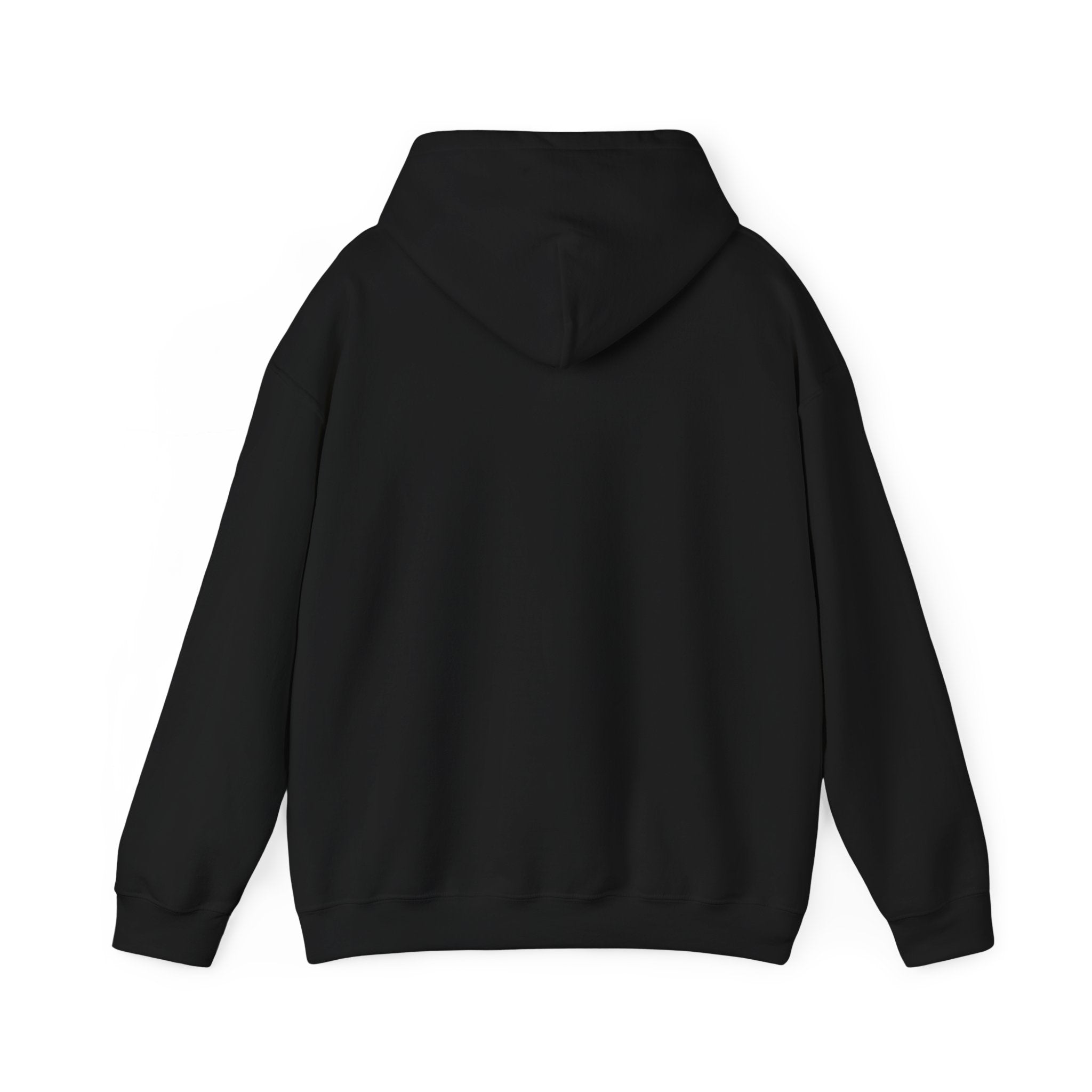.unhinged. Black Hoodie – Heavyweight Streetwear Pullover with White Print