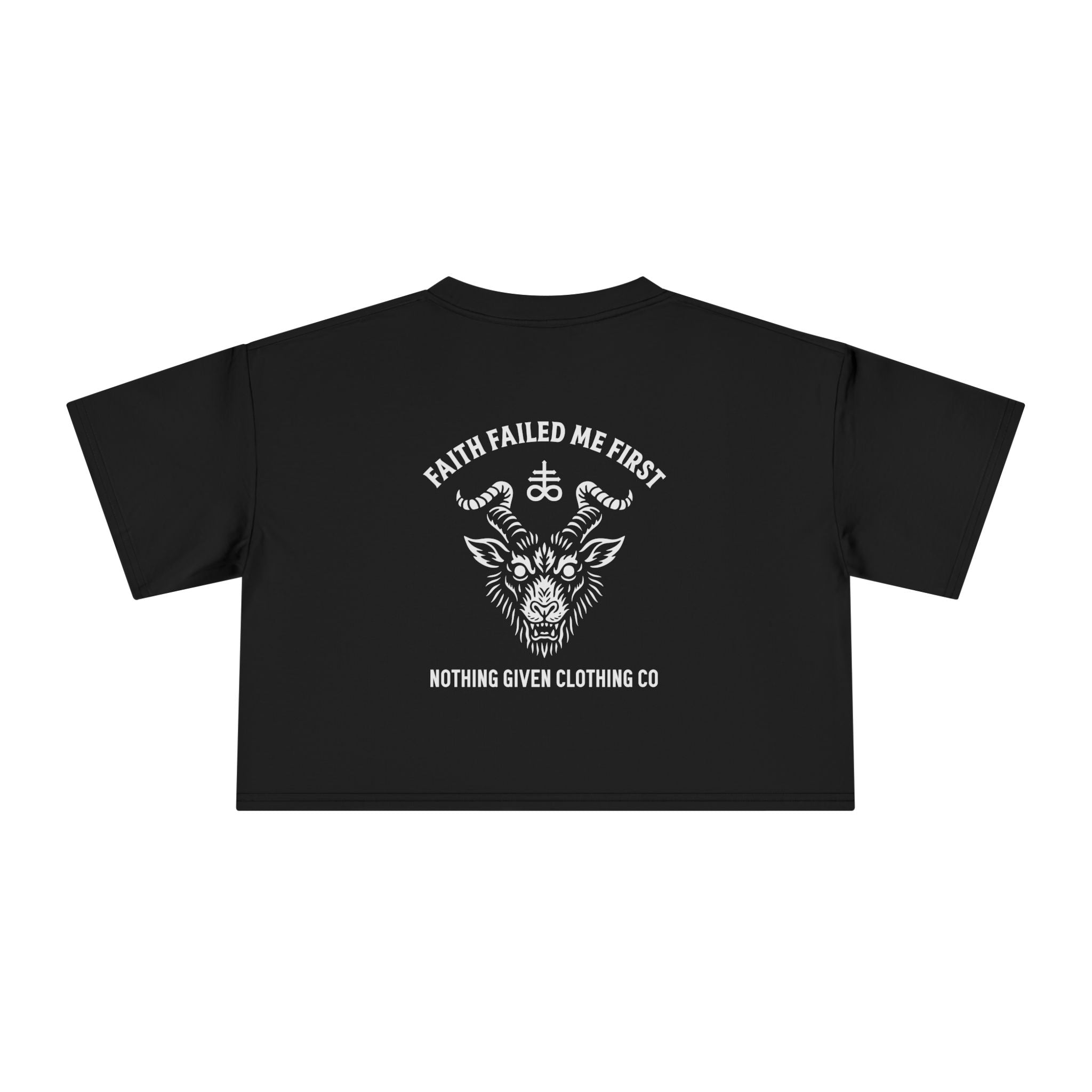 Faith Failed Me First - Crop Top