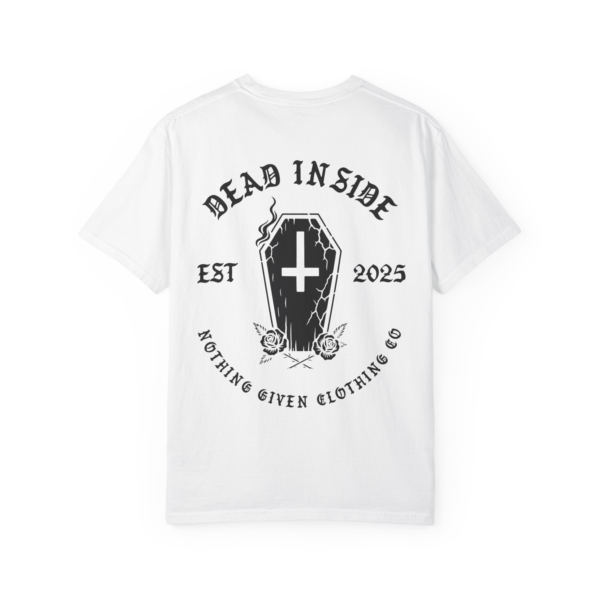 Dead Inside T-Shirt - Anti-Religion Upside Down Cross Graphic Tee