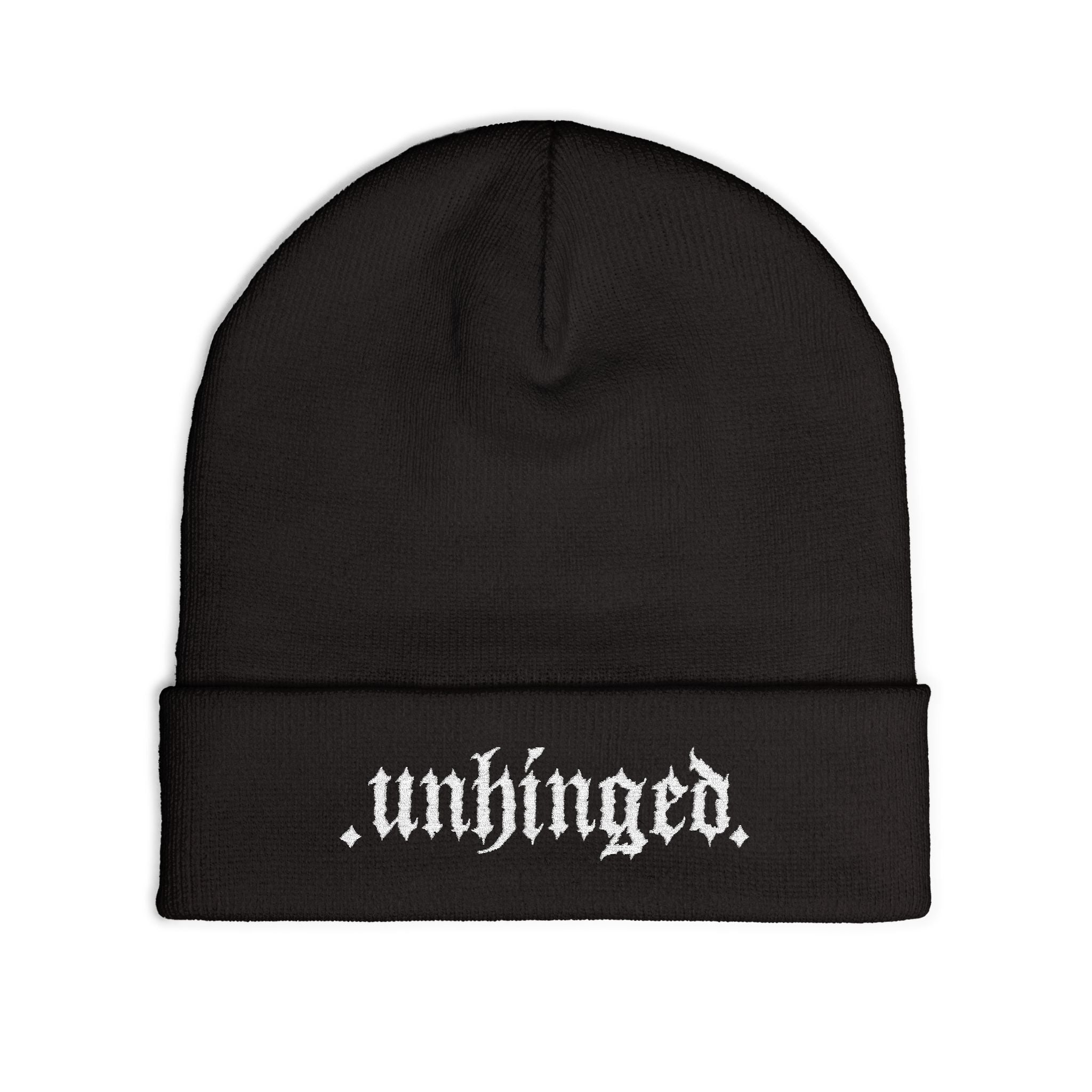 .unhinged. Embroidered Knit Beanie