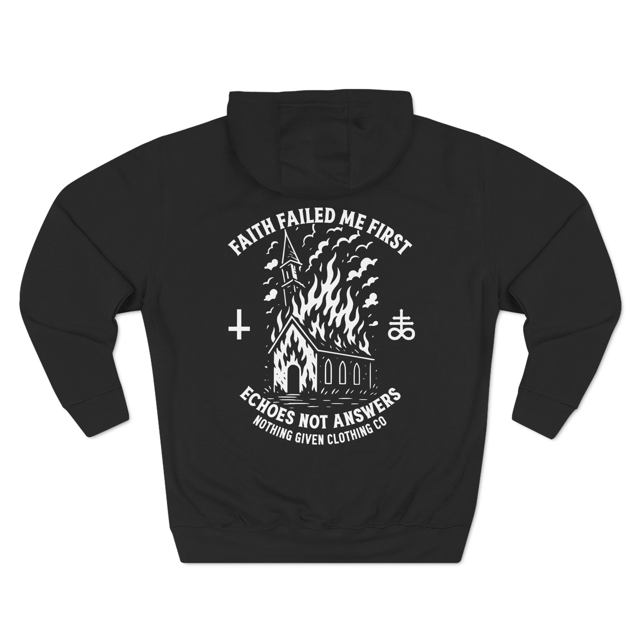 Faith Failed Me First Alt Design Hoodie