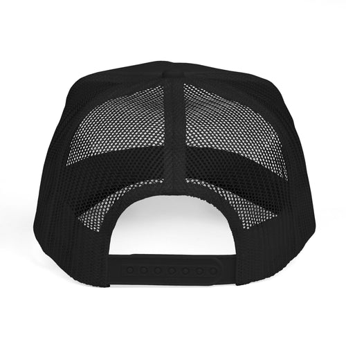 .unhinged. Embroidered Blackout Foam Trucker Hat