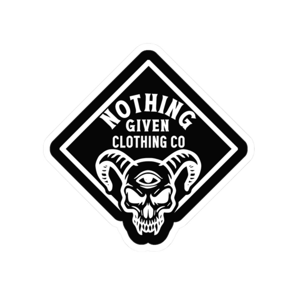 Nothing Given Clothing Co Sticker