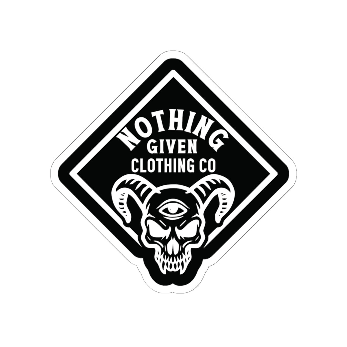 Nothing Given Clothing Co Sticker