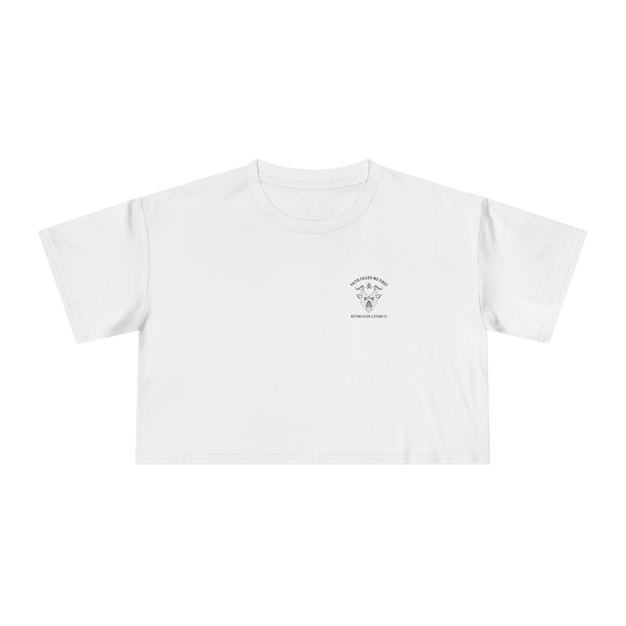 Faith Failed Me First - Crop Top