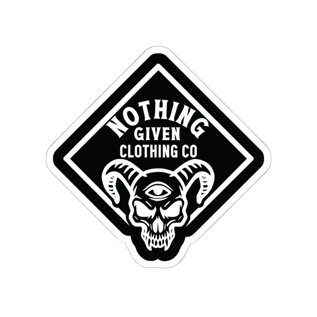 Nothing Given Clothing Co Sticker