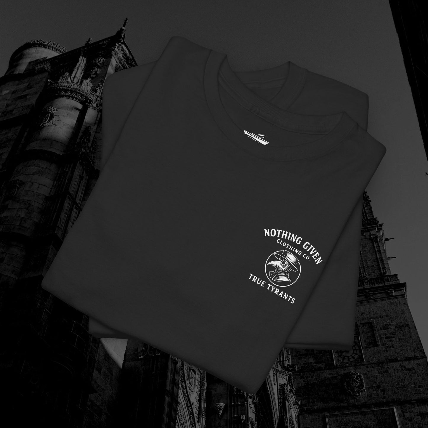 The Cure Was Control T-Shirt – Plague Doctor Anti-Authority Graphic Tee