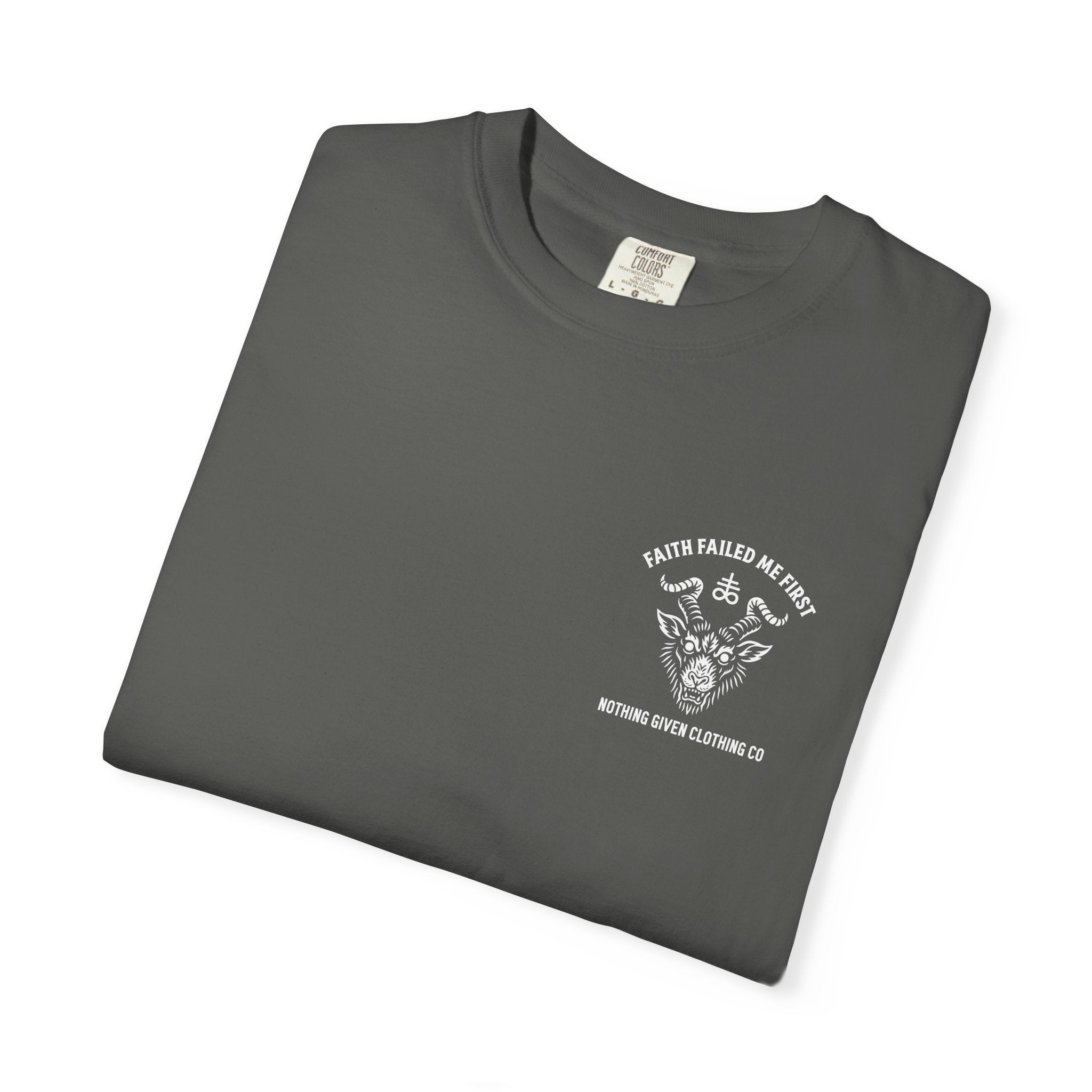 Faith Failed Me First T-Shirt - Anti-Religion Graphic Tee