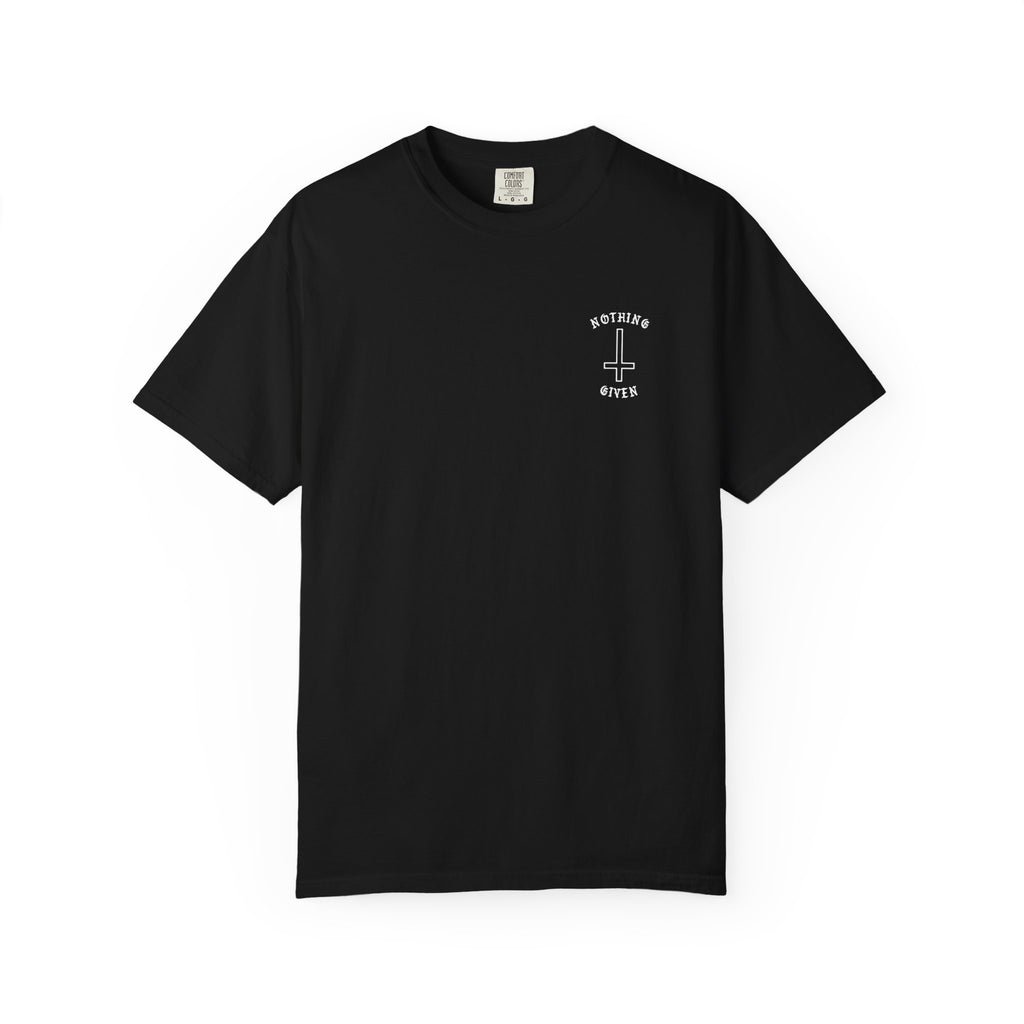 Dead Inside T-Shirt - Anti-Religion Upside Down Cross Graphic Tee